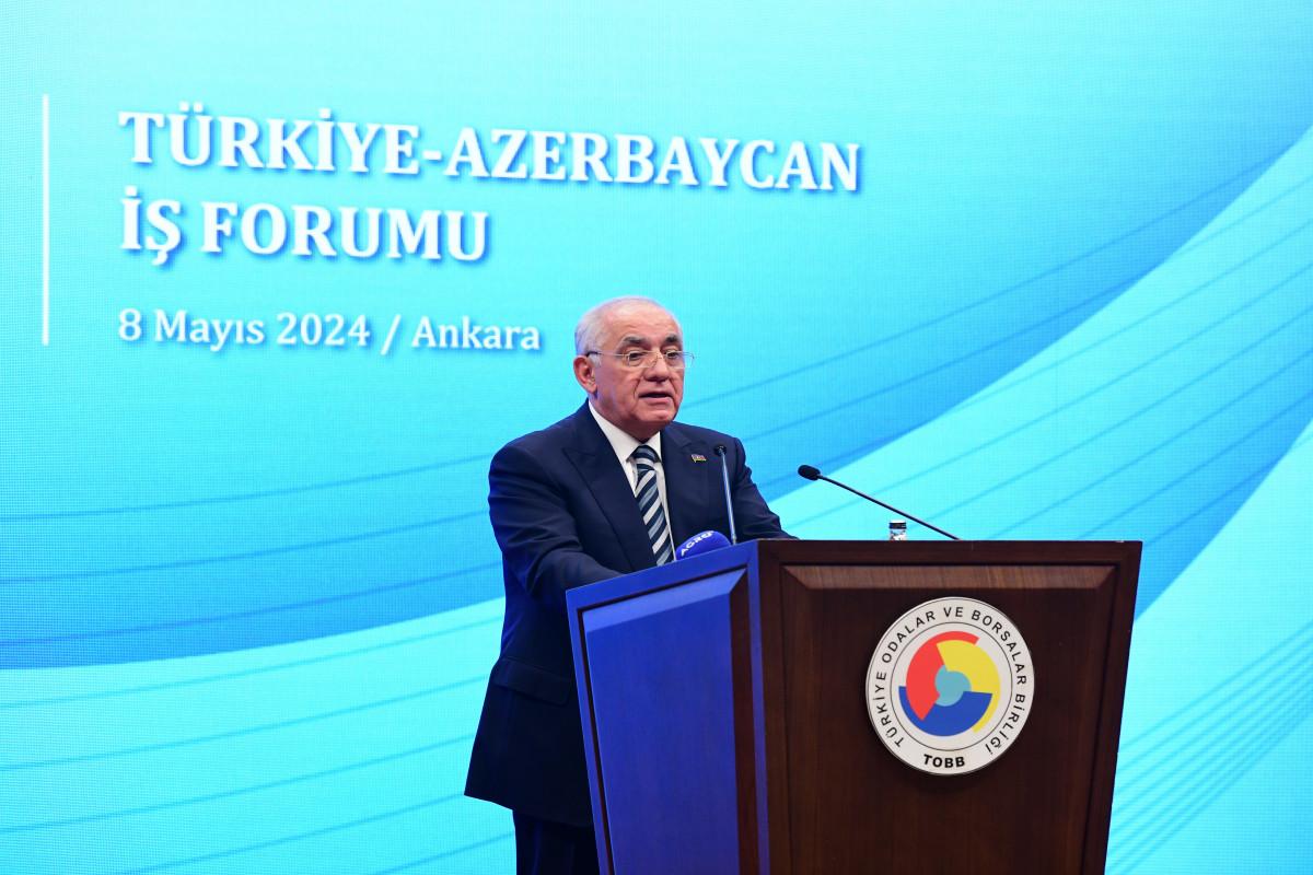 Ankarada Azərbaycan-Türkiyə Biznes Forumu keçirilib